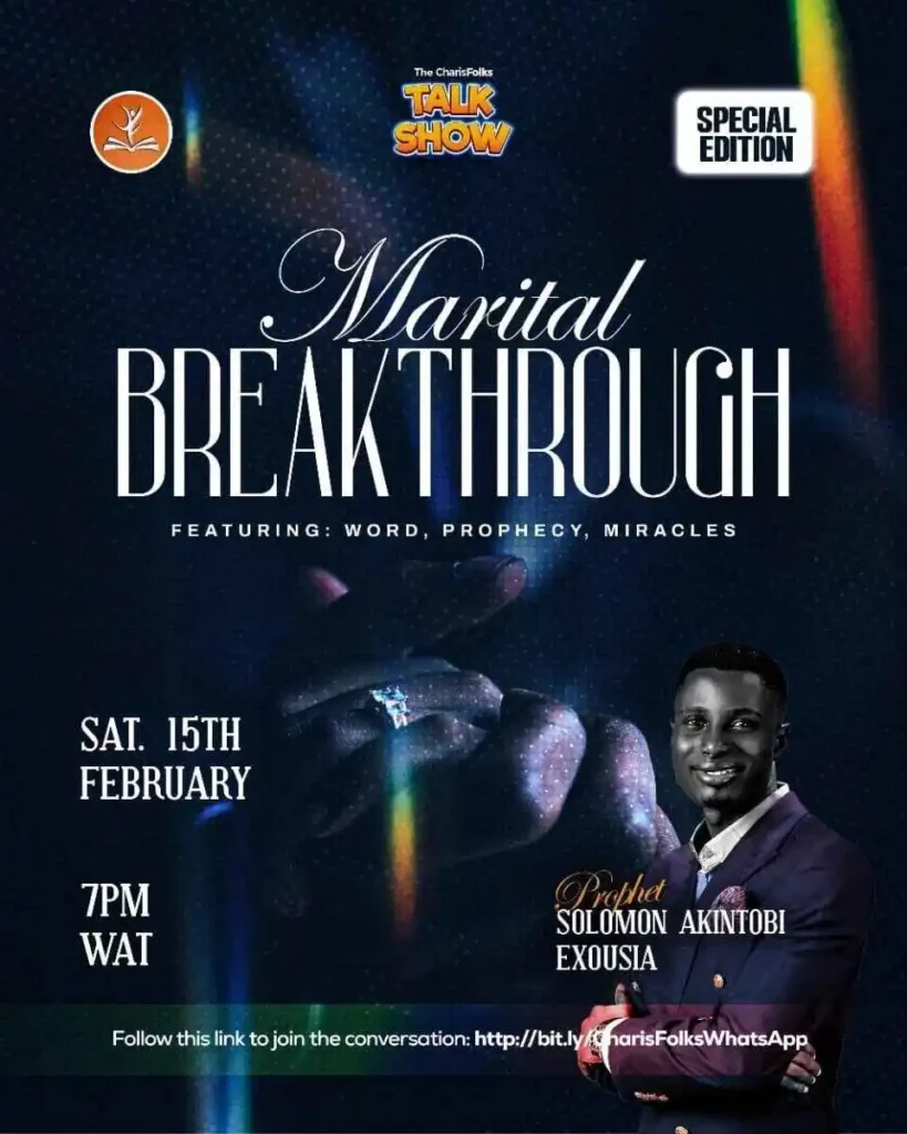 The current image has no alternative text. The file name is: Marital-Breakthrough-by-Prophet-Solomon-Akintobi-Exousia.webp
